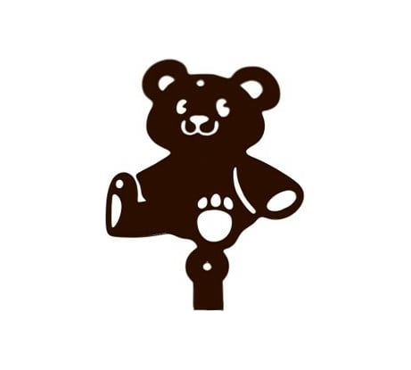 Крючок АВТОЭЛЕКТРИКА Мишка коричневый 00-00000653
