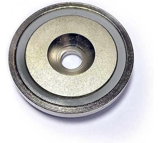 Магнитное крепление с зенковкой А48 ПРОФ-МАГНИТ сцепление 68 кг - 180 шт. PMYP-А48 (68 кг), Ni_180шт 1