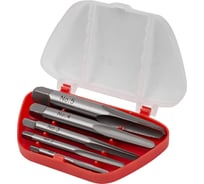 Набор экстракторов резьбы Rockforce 6 предметов (М3-М18; Ø:3-6мм, 6-8мм, 8-11мм, 11-14мм, 14-18мм), в пластиковом футляре RF-63005C(27782)