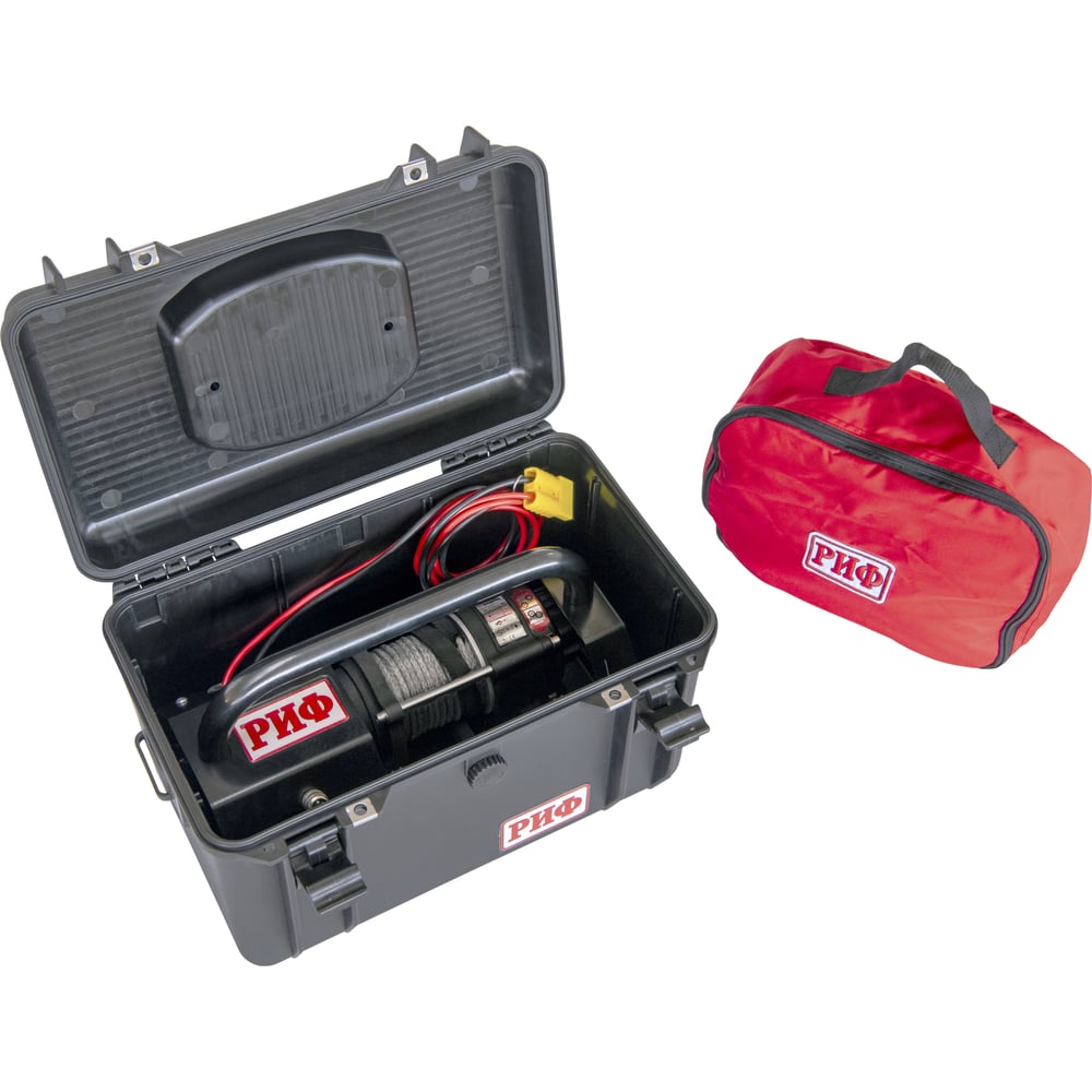 Переносная лебедка РИФ 3500ASR с малой площадкой и проводами EWP3500ASR ...