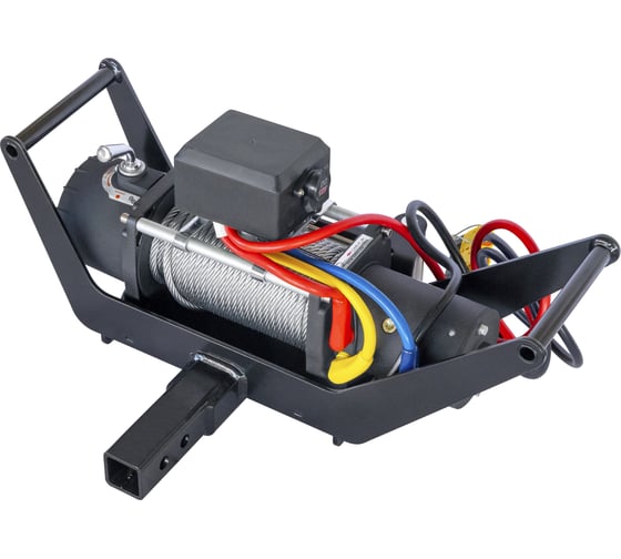 Переносная лебедка РИФ 8000S с площадкой в квадрат для фаркопа EWX8000S-KIT