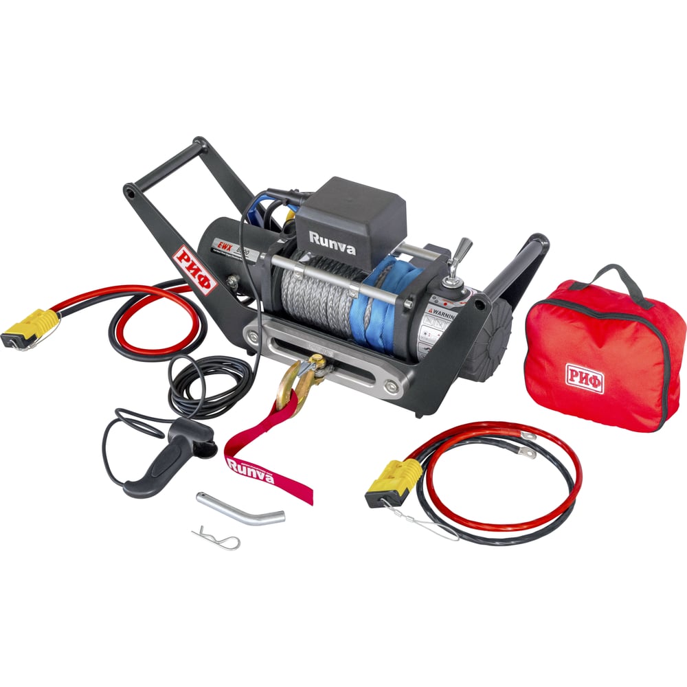 Переносная лебедка с площадкой в квадрат РИФ 8000SR EWX8000SR-KIT ...