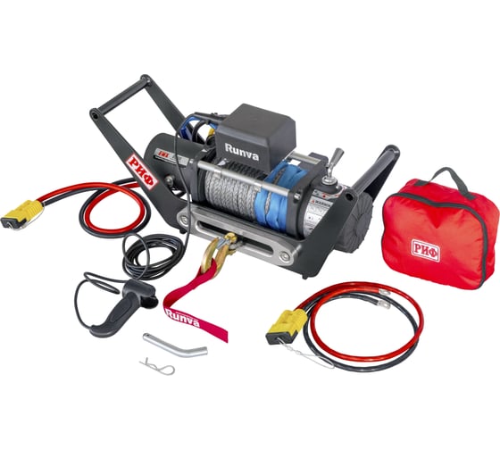 Переносная лебедка с площадкой в квадрат РИФ 8000SR EWX8000SR-KIT 1