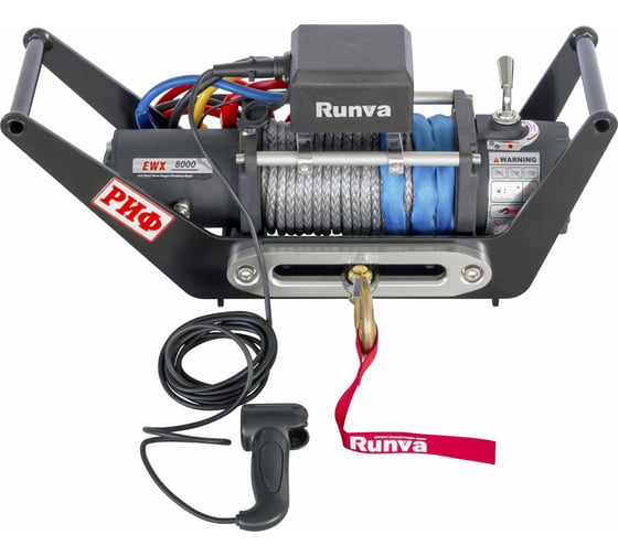 Переносная лебедка с площадкой в квадрат РИФ 8000SR EWX8000SR-KIT