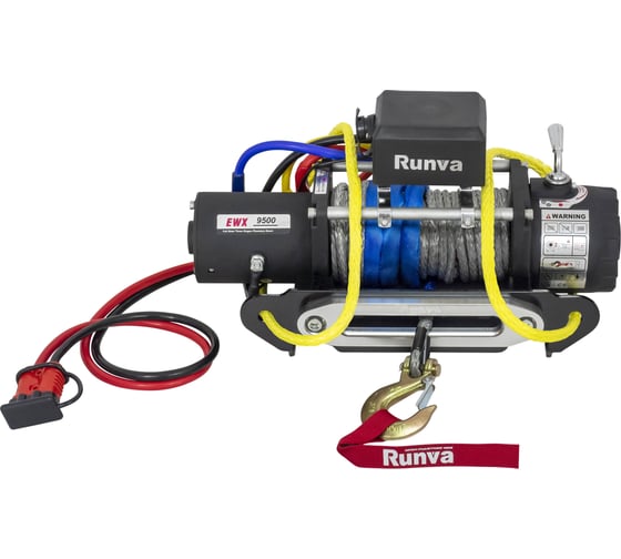 Переносная лебедка с квадратом для фаркопа РИФ 9500SR EWX9500SR-KIT3