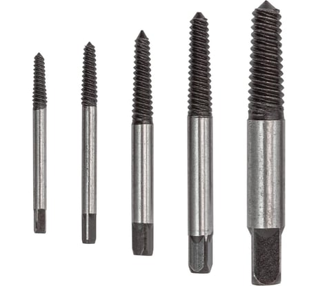 Набор экстракторов резьбы Rockforce HSS 4241,5 предметов (М3-М18, мелкий шаг), в пластиковом футляре RF-63005A(46698)