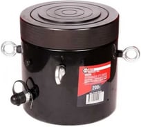 Цилиндр гидравлический Forcekraft с резьбовым штоком и гайкой для механической фиксации 200т (ход штока-100мм, Ø штока-190мм,общий Ø-238мм, L-393мм, 700bar) FK-YG200100LS(27858)