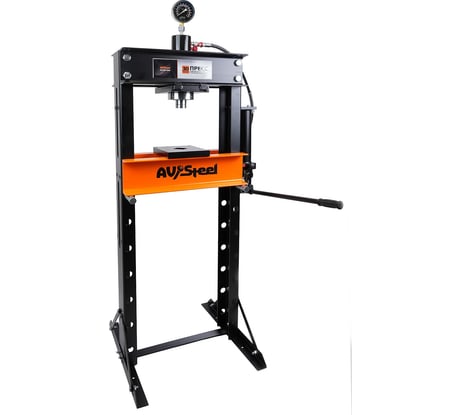Пресс гидравлический AV Steel 30т с ручным приводом, 125кг AV-951030