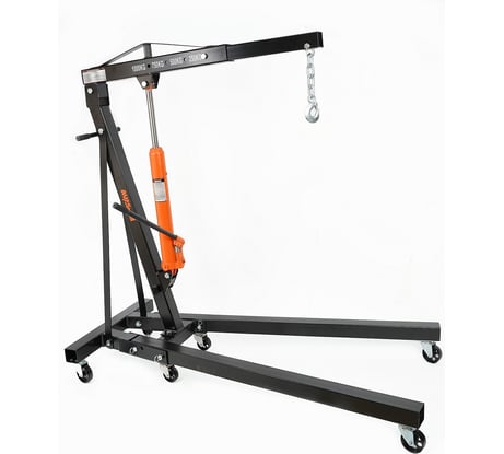 Кран гаражный гидравлический складной AV Steel 1т, 65кг  (состоит из 2х частей), шт. AV-951004