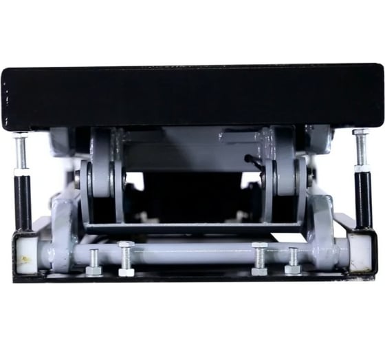 Ножничный короткий подъемник KraftWell 3200 кг, заглубляемый, серый KRW3.2U