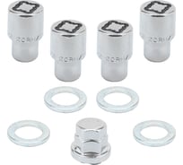 Набор секретных гаек на колесные диски Forsage 1/2"RH, 5 предметов F-643205(3582)
