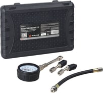 Компрессометр для бензиновых двигателей AIRLINE PRO, набор 4 предмета, пластиковый кейс ATAA020