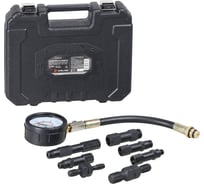 Компрессометр для бензиновых двигателей AIRLINE PRO, набор 8 предметов, пластиковый кейс ATAA023