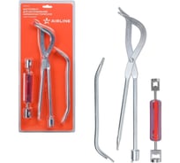 Инструмент для обслуживания барабанных тормозов AIRLINE набор 3пр. (щипцы, инструмент для пружин, лопатка регулировочная) ATBT031