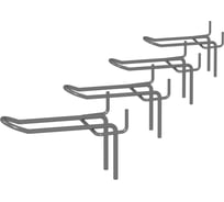 Крючок ПК МАГС на перфопанель, L-100, язычковый, шаг 48, 4 шт/упак СКЛ03-00043
