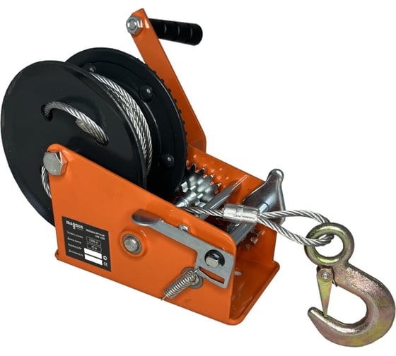 Ручная барабанная лебедка Magnus Profi LRB-1350 1350 кг, канат 10 м SZ060142