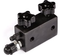 Кран распределительный для гидравлических линий Car-tool 2 выхода CT-0002R