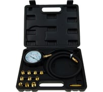 Тестер давления масла в наборе с резьбовыми адаптерами LIGE, 12пр., (0-35bar), в кейсе LG-14712 220357