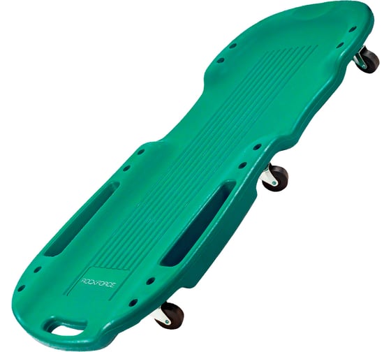 Лежак ремонтный пластиковый подкатной на 6-х колесах Rockforce RF-TRH6803-6(52439)