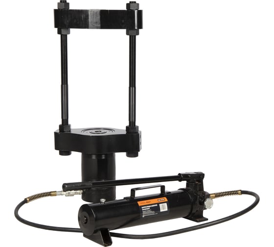 Выпрессовщик шкворней (шкворнедав) WIEDERKRAFT гидравлический 75т. С ручным гидронасосом WDK-TKP75M