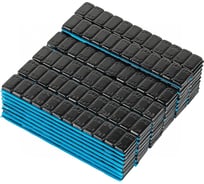 Грузики самоклеящиеся NORDBERG (12х5 г) Fe закругленные L=14 см, черные, 50 лент W5FR3B