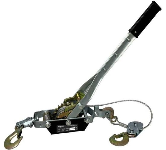 Рычажная гаражная лебедка Magnus Profi LRG-2002 2 т, 2.8 м, двойной храповый механизм SZ059335