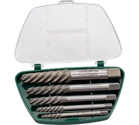 Комплект экстракторов 5 предметов (5/64"-19/64") Jonnesway AG010049