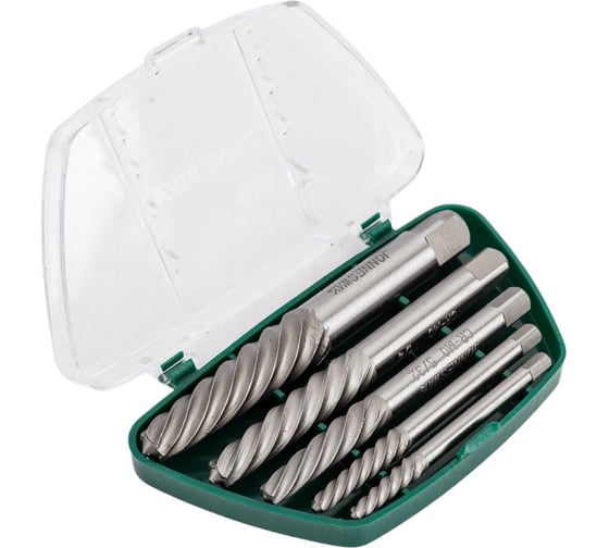 Комплект экстракторов 5 предметов (5/64"-19/64") Jonnesway AG010049