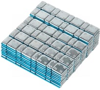 Грузики самоклеящиеся NORDBERG (4х5 г+4х10 г) Fe закругленные L=14 см, 50 лент W510FR3