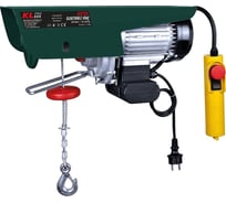 Лебедка электрическая профессиональная сетевая KLPRO, мощность 500 Вт, грузоподъёмность 250 кг, высота подъёма 20 м KLV125 24620