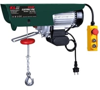 Лебедка профессиональная электрическая KLPRO сеть, 1900 Вт, грузоподъёмность 1200 кг, высота подъёма 20 м 24617 KLV600