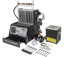 Установка для тестирования и очистки форсунок WIEDERKRAFT GDI, PIEZO, EFI, MPI, SFI WDK-89100