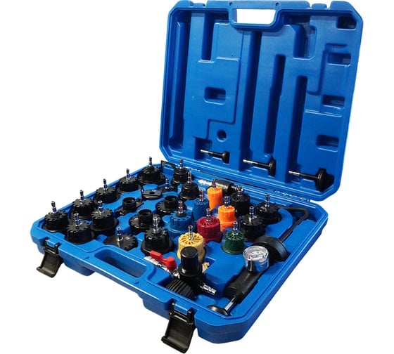 Тестер систем охлаждения универсальный WIEDERKRAFT 32 пр WDK-214336 1