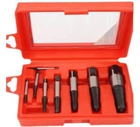 Экстракторы для выкручивания сломанных саморезов и болтов Vitatools набор 8 шт, с кейсом ekstraktory-nabor-8sht