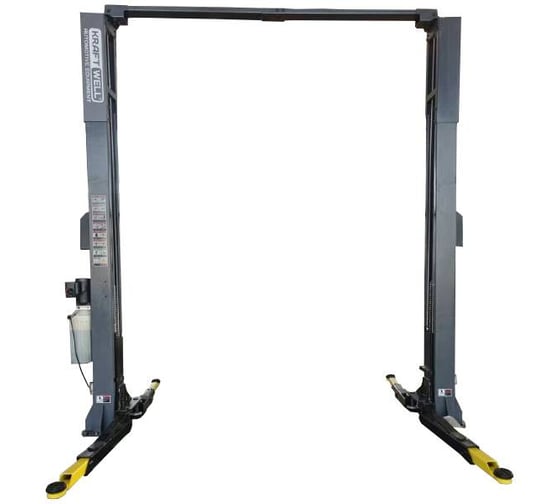 Подъемник комплект KraftWell г/п 4 т. упр.стопорами на 1-й колонне с анкерами и проставками арт. VERSA 2C