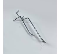 Крючок для перфорации с ценникодержателем ТТ-Урал 300 мм, одинарный, цинк, набор 50 шт УТ-00009522_50