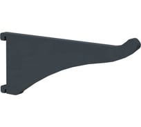 Крючок пластиковый ООО Металекс КР1 70мм, серый, 10 шт 301015