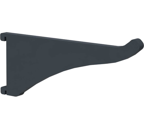 Крючок пластиковый ООО Металекс КР1 70мм, серый, 10 шт 301015