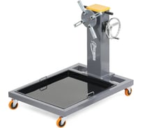 Стенд для разбора двигателей KraftWell г/п 800 кг, с редуктором, усиленный арт. ROTO 800