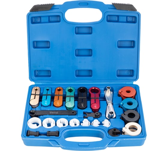Набор для разъединения топливных систем и систем кондиционирования VERTUL 23пр. VR50239