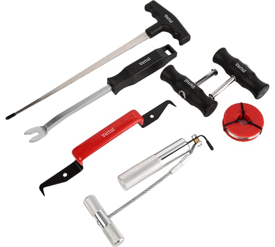 Набор для замены автомобильных стекол VERTUL 7 пр. VR50236