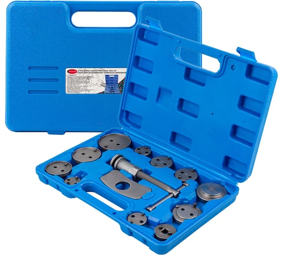 Набор инструментов для обслуживания тормозных цилиндров Rockforce 13 предметов, в кейсе RF-65802(16261)