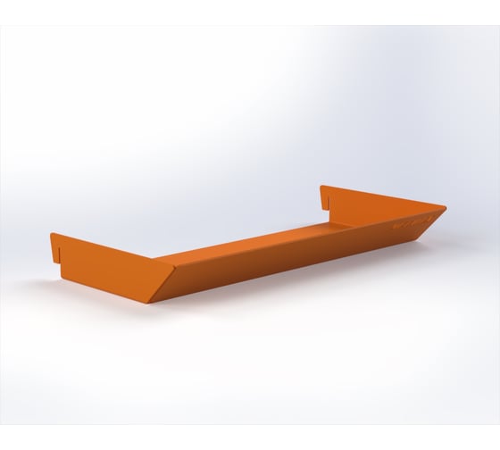 Полка для перфопанели ООО Металекс Metalex 130×300, оранжевый ACPRPPO3013
