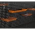 Полка для перфопанели ООО Металекс Metalex 130×300, оранжевый ACPRPPO3013 2