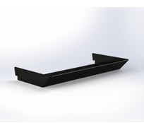 Полка для перфопанели ООО Металекс Metalex 130×300, черный ACPRPPCH3013