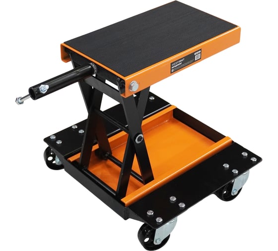 Мотоподъёмник с платформой на колесах WIEDERKRAFT г/п 500 кг WDK-86102