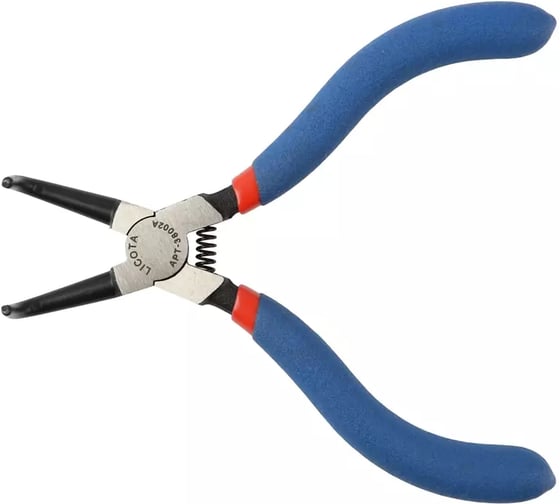 Съемник стопорных колец Licota сжим, загнутый 140 мм APT-38002A