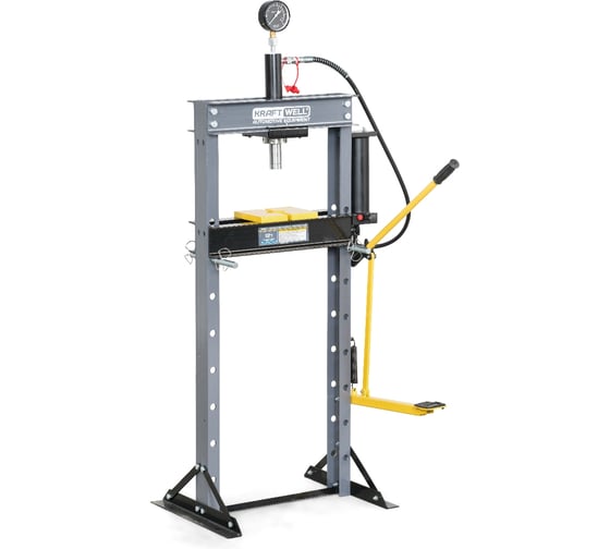 Пресс KraftWell 12 т. с ручным и ножным приводом арт. KRWPR12F