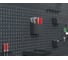 Держатель карандашей ООО Металекс двойной пластиковый Metalex ТИП 2 (Серый) 301052 2