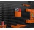 Держатель карандашей ООО Металекс двойной пластиковый Metalex ТИП 2 (Оранжевый) 301051 3